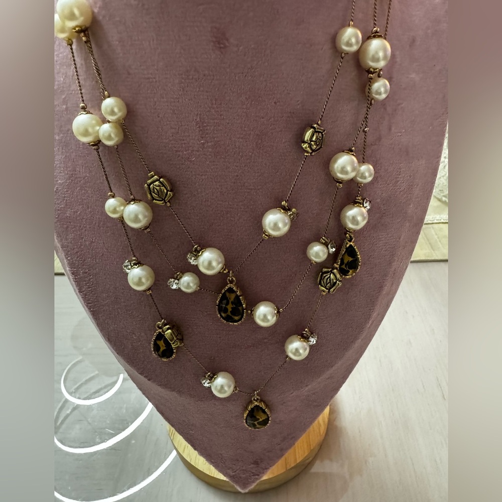 Betsy Johnson Multi Strand necklace